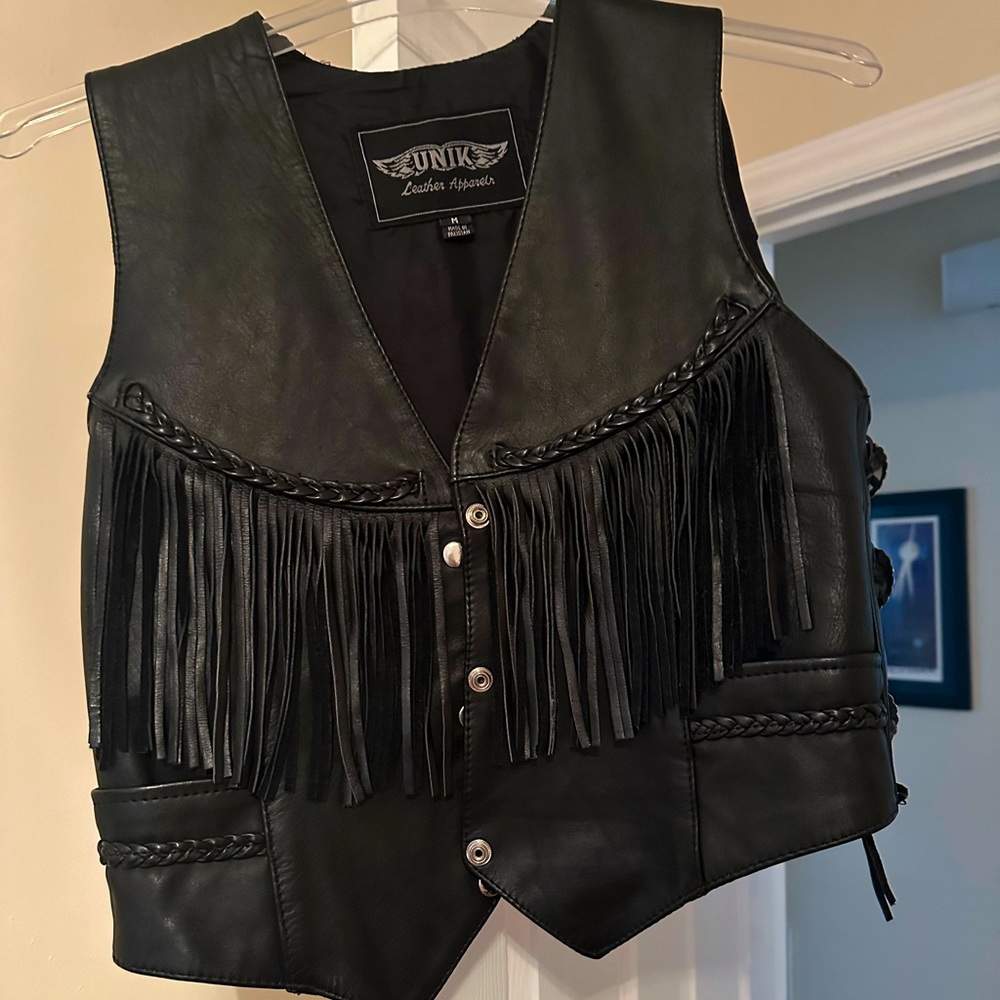 Woman’s Leather riding vest